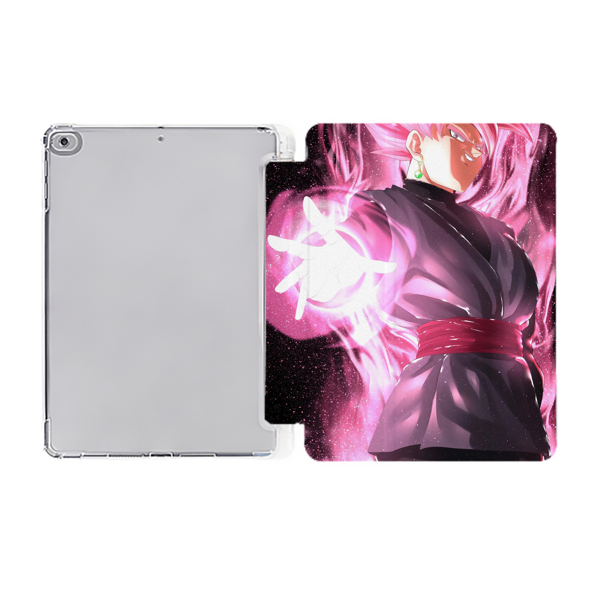 （画像用） ドラゴンボール DRAGON BALL IPad ケース ペン収納付き 三つ折りスタンド PUレザー×シリコン 対応機種9.5/10.5/10.9インチ